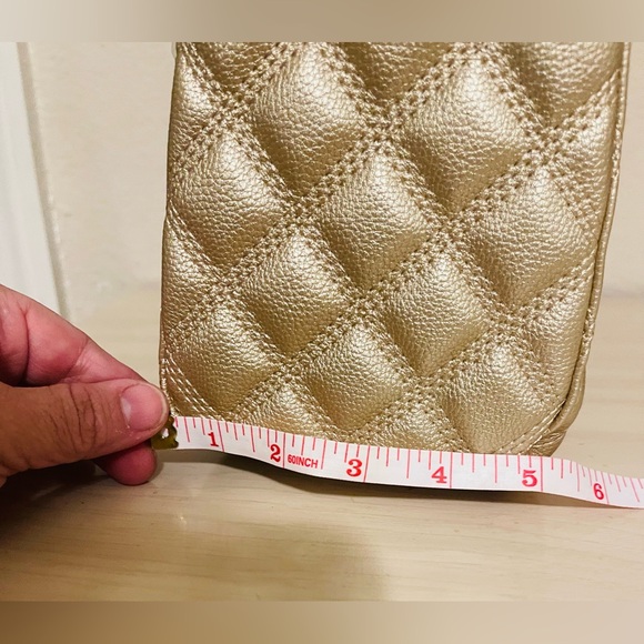 Gold purse stunning gift VEGAN LEATHER New holiday gifts birthday gift - Picture 10 of 11